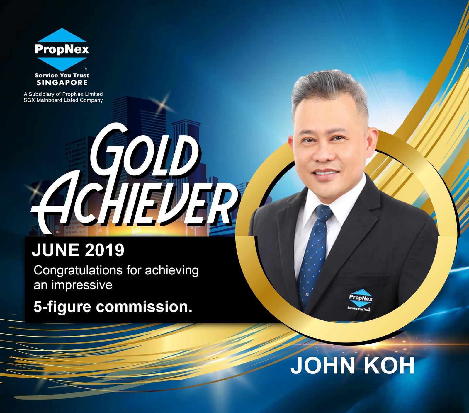 Gold Achiever Jun 2019